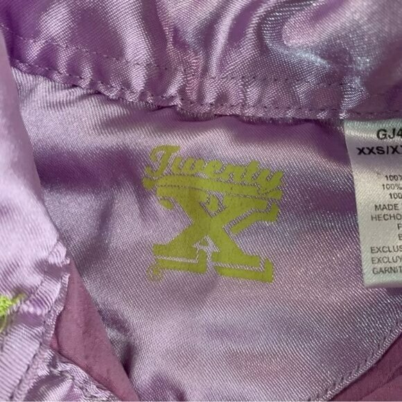 Wrangler Twenty X girls purple western cowgirl button down long sleeve shirt -2T - Picture 3 of 6